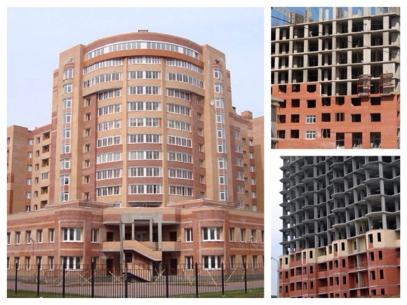 Монолитно кирпичный дом