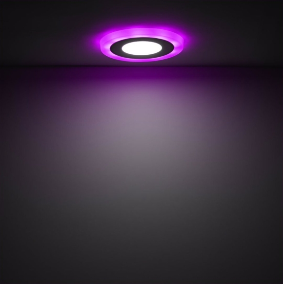 Gauss точечные светильник встраиваемый с подсветкой RGB