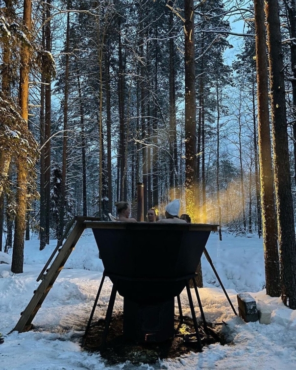 Купель в лесу