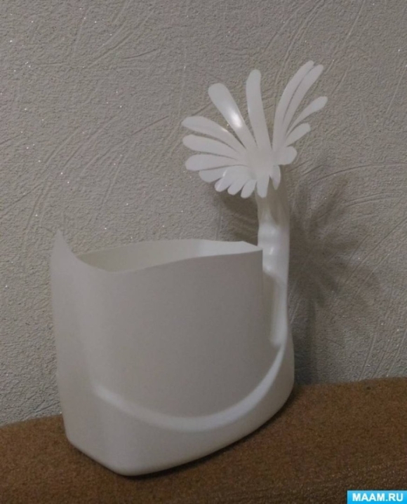 Из баклажки горшок