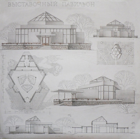 Проекты выставочных павильонов МАРХИ