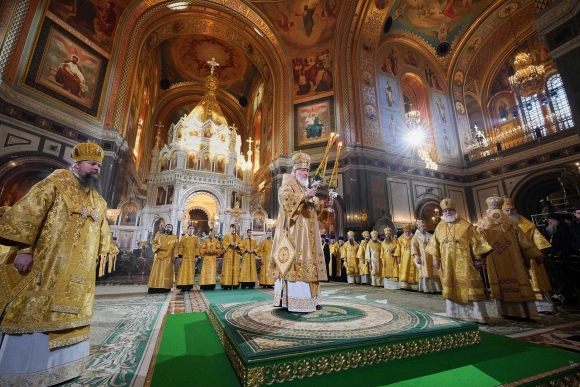 Храм Христа Спасителя в Москве Патриарх Кирилл