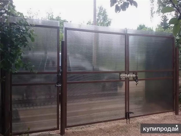 Ворота из поликарбоната