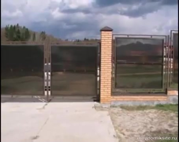 Ворота из поликарбоната