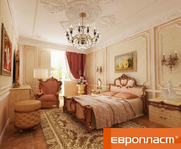 Стиль Ампир в интерьере спальни