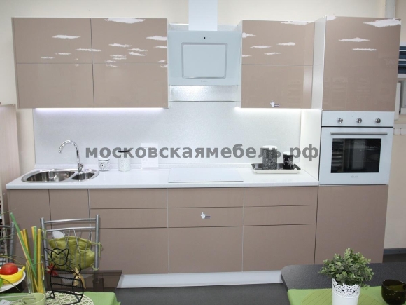 Кухня Фьюжн Виват белый глянец