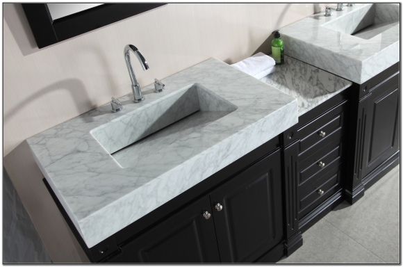 Bianco Carrara столешница раковины