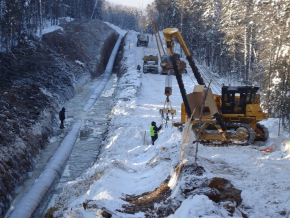 Газопровод стройка