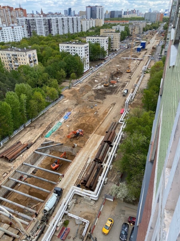 Строительство метро бульвар Генерала Карбышева