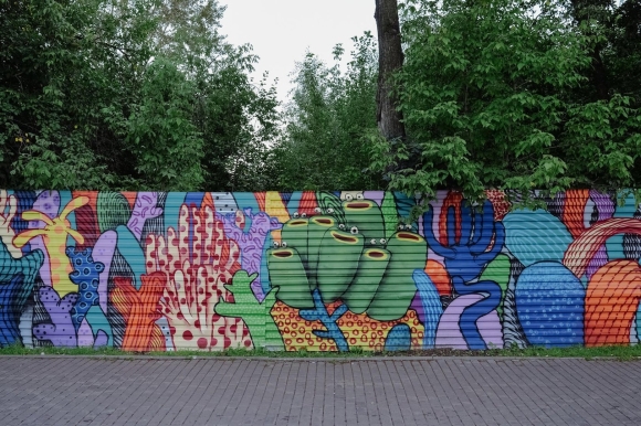 Раскрашенные заборы