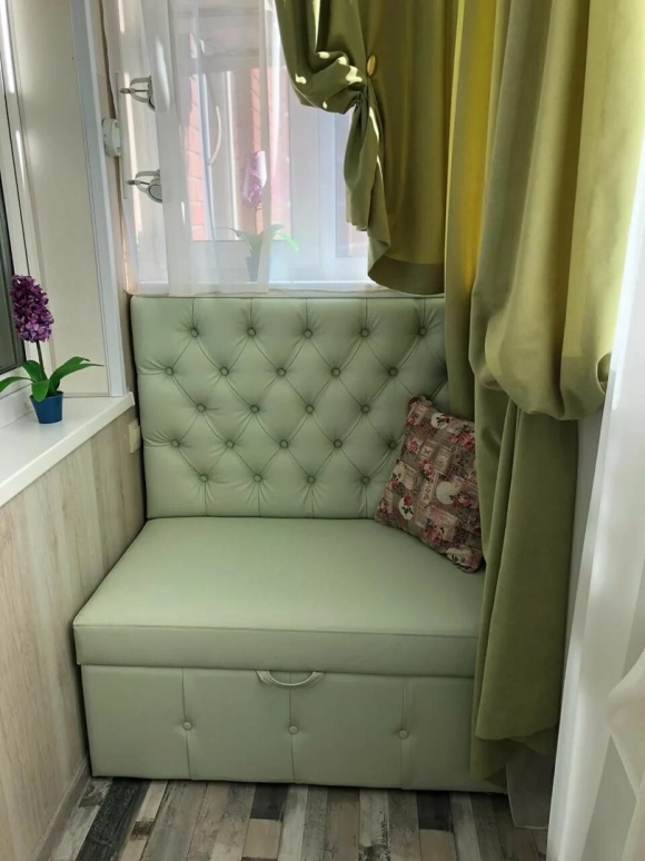 Кухонная Лавка Бонн Light Green