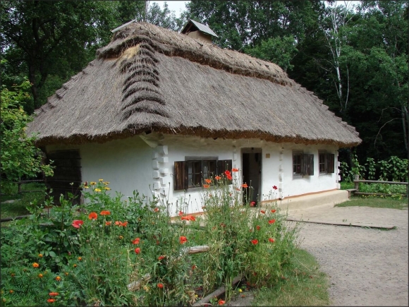 Мазанка жилище украинцев