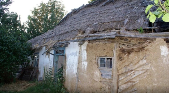 Саманная хата на Кубани
