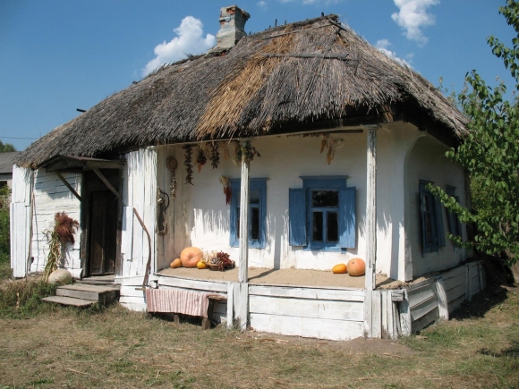 Украинская Казачья хата Мазанка