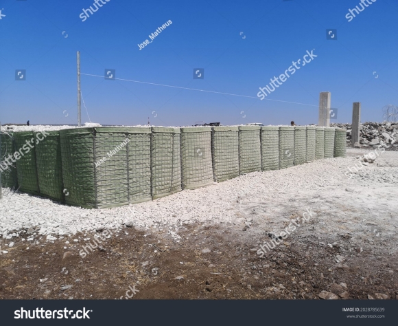 Hesco Bastion испытание обстрел