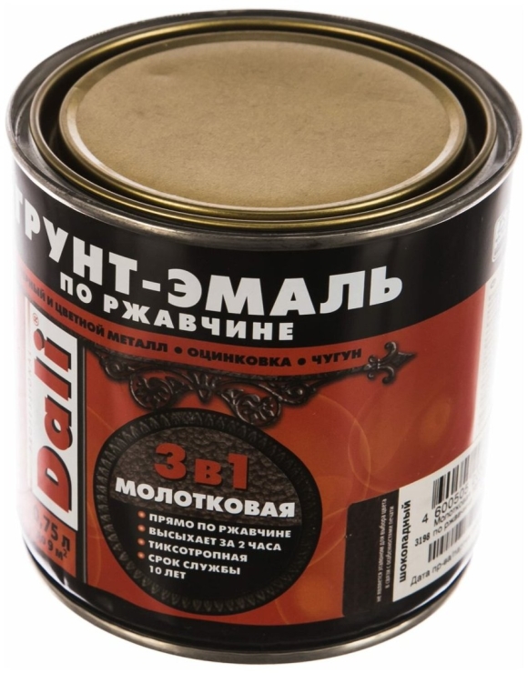 Dali краска молотковая шоколад