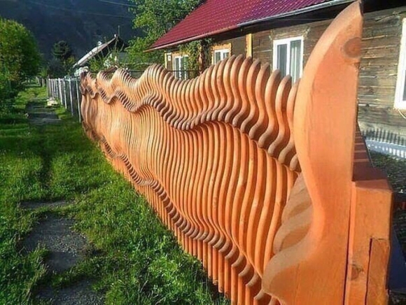 Оригинальный забор