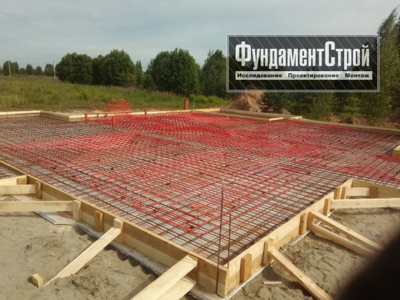 УШП плита фундамент