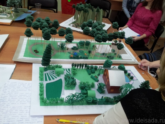 Ландшафтный макет для детского сада