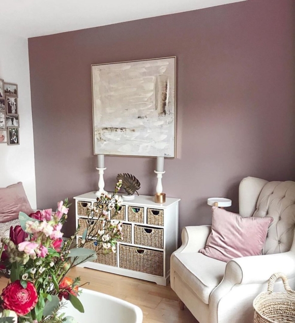 Цвет пыльная роза Dulux