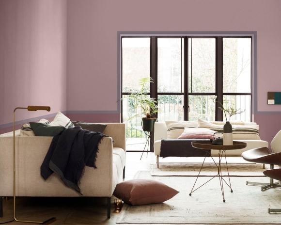Цвет пыльная роза Dulux