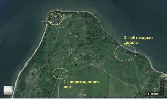 Маяк на мысе Таран Калининградская область