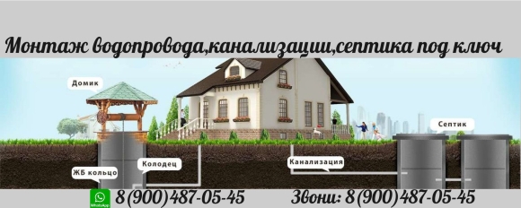 Расположение септика на участке