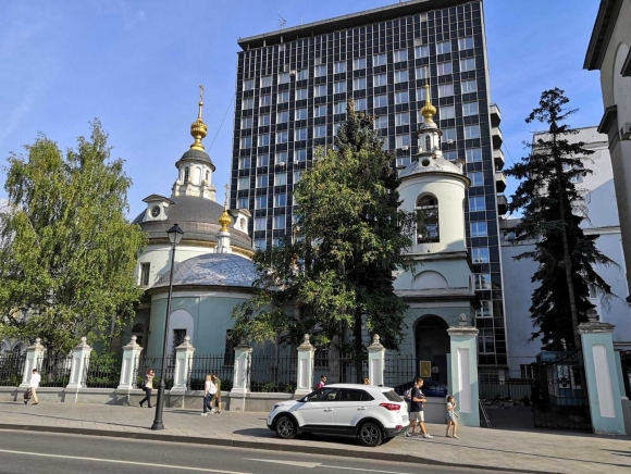 Церковь Космы и Дамиана Москва улица Маросейка