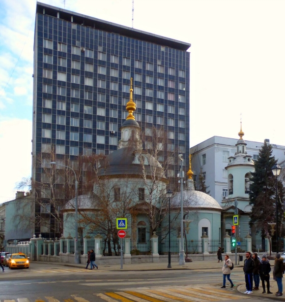 Церковь Космы и Дамиана Москва улица Маросейка