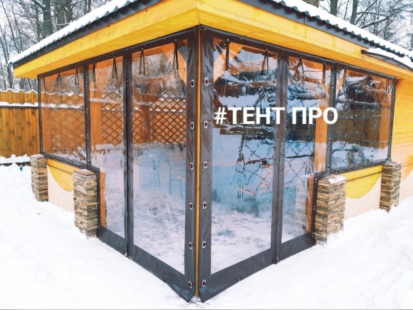 Беседка с окнами