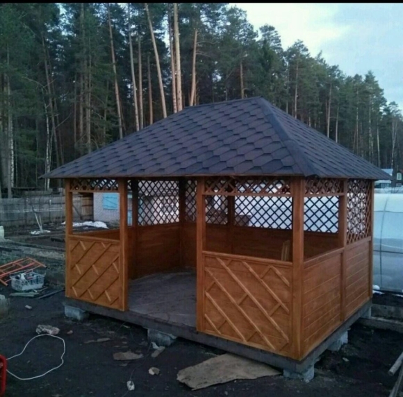 Расцветки беседок