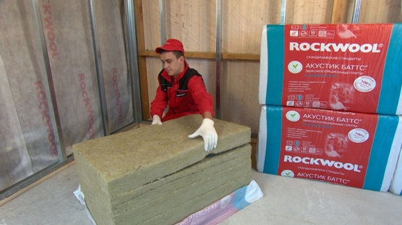 Каменная вата Rockwool Акустик Баттс