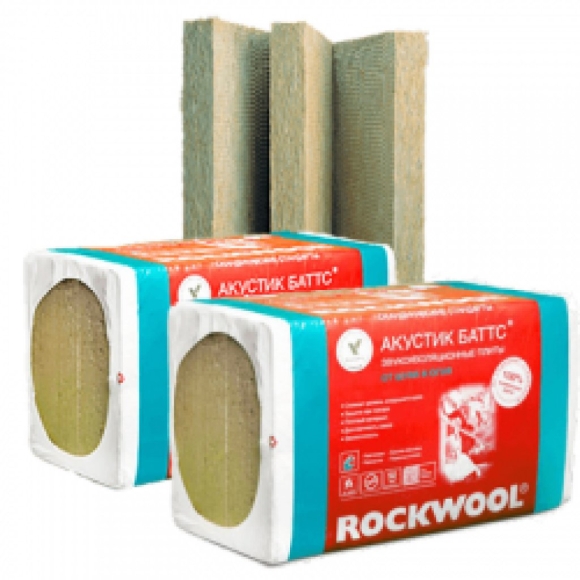 Каменная вата Rockwool Акустик Баттс