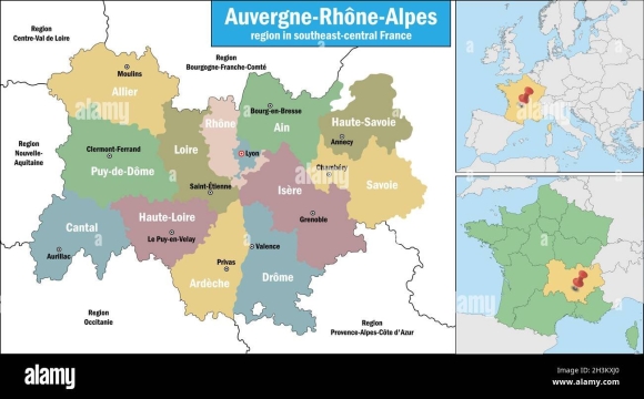 Регион Овернь Рона Альпы