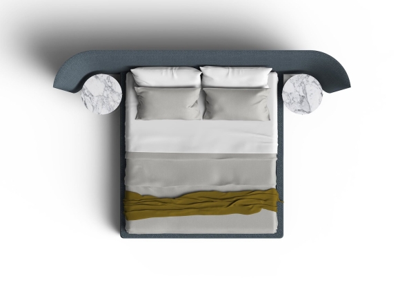 Bed Top view