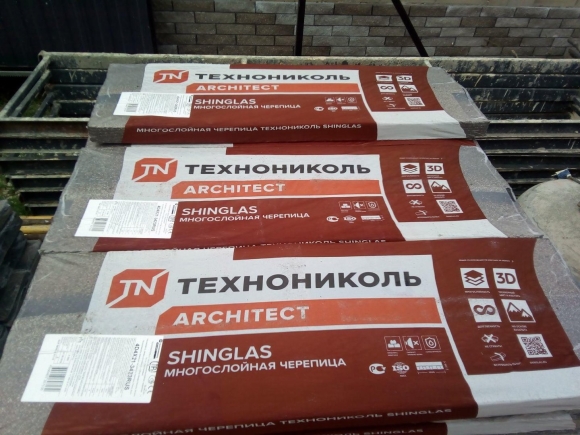 Упаковка черепицы ТЕХНОНИКОЛЬ