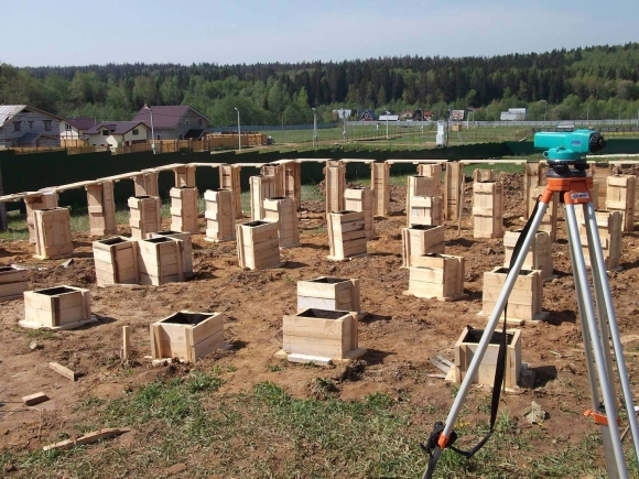 Фундамент на буронабивных сваях