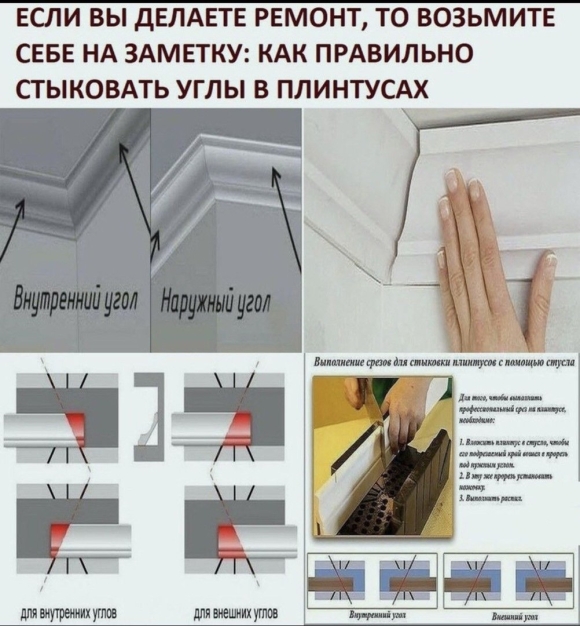 Угол для плинтуса