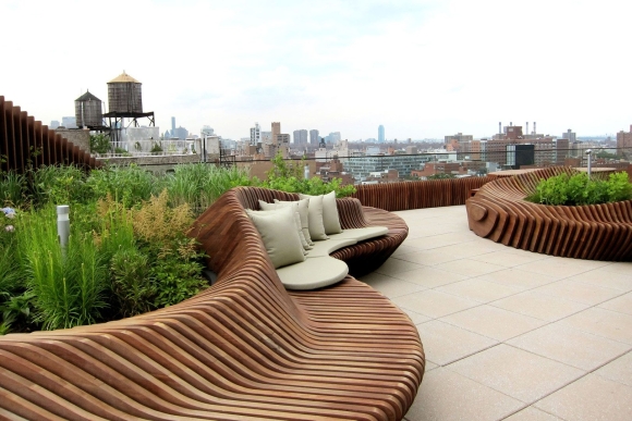 Эксплуатируемая плоская кровля Green Roof
