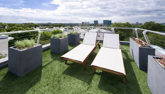 Эксплуатируемая плоская кровля Green Roof