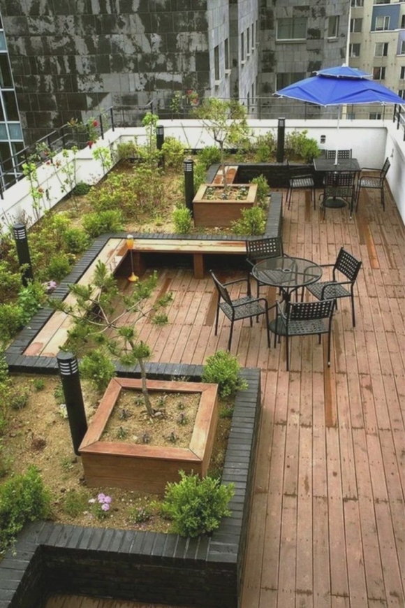 Эксплуатируемая плоская кровля Green Roof