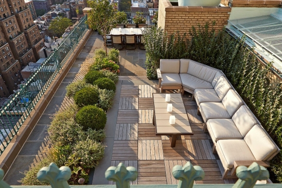 Эксплуатируемая плоская кровля Green Roof