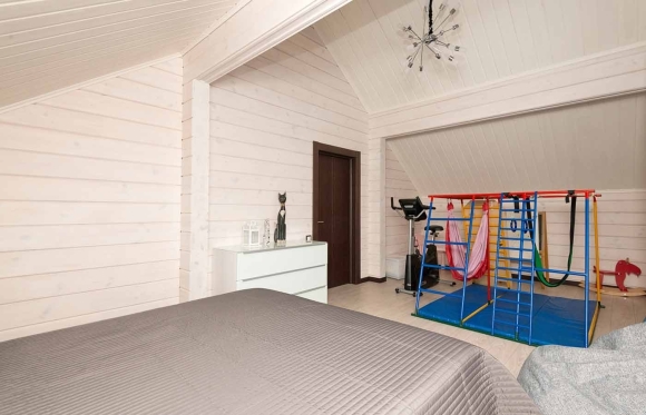 Tikkurila голубой имитация бруса