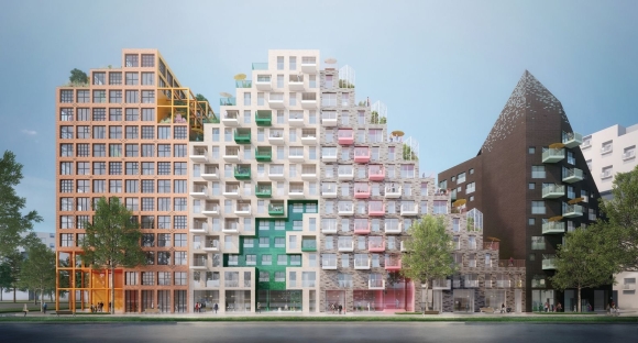 MVRDV жилой дом Амстердам