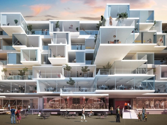 MVRDV жилой дом Амстердам
