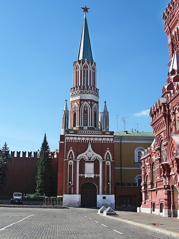 Башни Московского Кремля Никольская башня