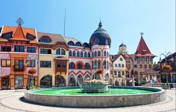 Город Комарно Словакия