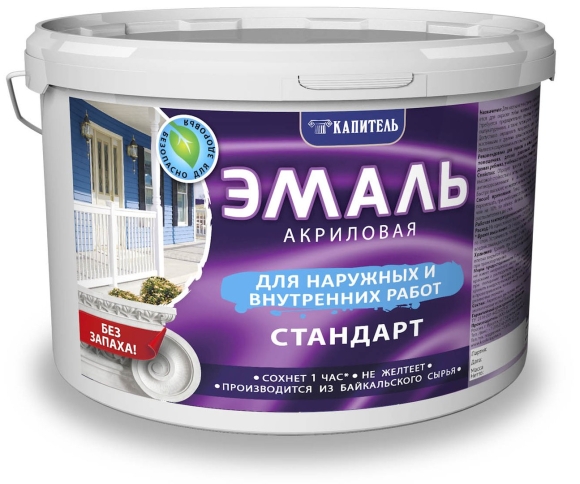 Эмаль акриловая профи Капитель