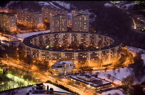 Улица Довженко Москва круглый дом