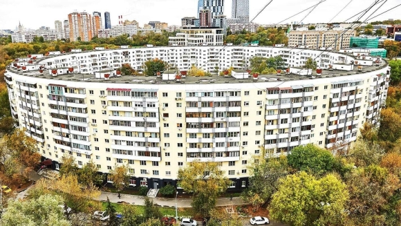 Улица Довженко Москва круглый дом